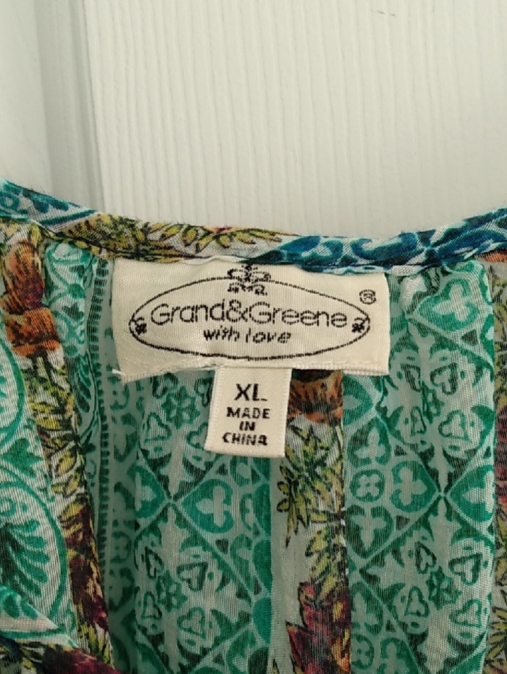 BOHO Round Neck Round Hem Top Blouse - Picture 3 of 10